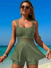 Scoop Neck Double Spaghetti Strap Top and Shorts Set - Update AvenueTrendsi100100095892073100100095892073feb599ba - 0cee - 4115 - 86a3 - 905e0feb01da - MaxMatcha Green