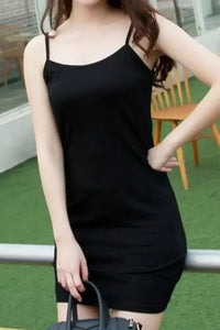 Scoop Neck Mini Cami Dress - Update AvenueDaily EssentialsTrendsi10010080407033310010080407033392b84058 - b050 - 46bb - 9eba - 42ca81d41131 - Max - OriginBlack