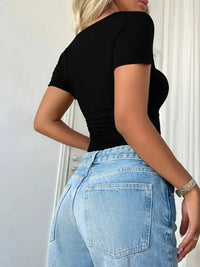 Scoop Neck Short Sleeve T-Shirt - Update AvenueT-ShirtsTrendsi1001005087452441001005087452447fa10f8d - 445b - 4fb5 - 991b - 76013b08c820 - Max - OriginBlack