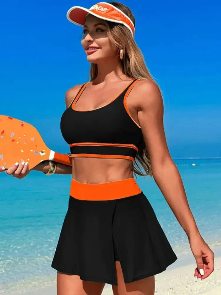 Scoop Neck Top and Skort Swim Set - Update AvenueTrendsi100100176928780100100176928780576bf039 - 7aae - 4af3 - a20a - e9a3338c8047 - MaxBlack/Orange