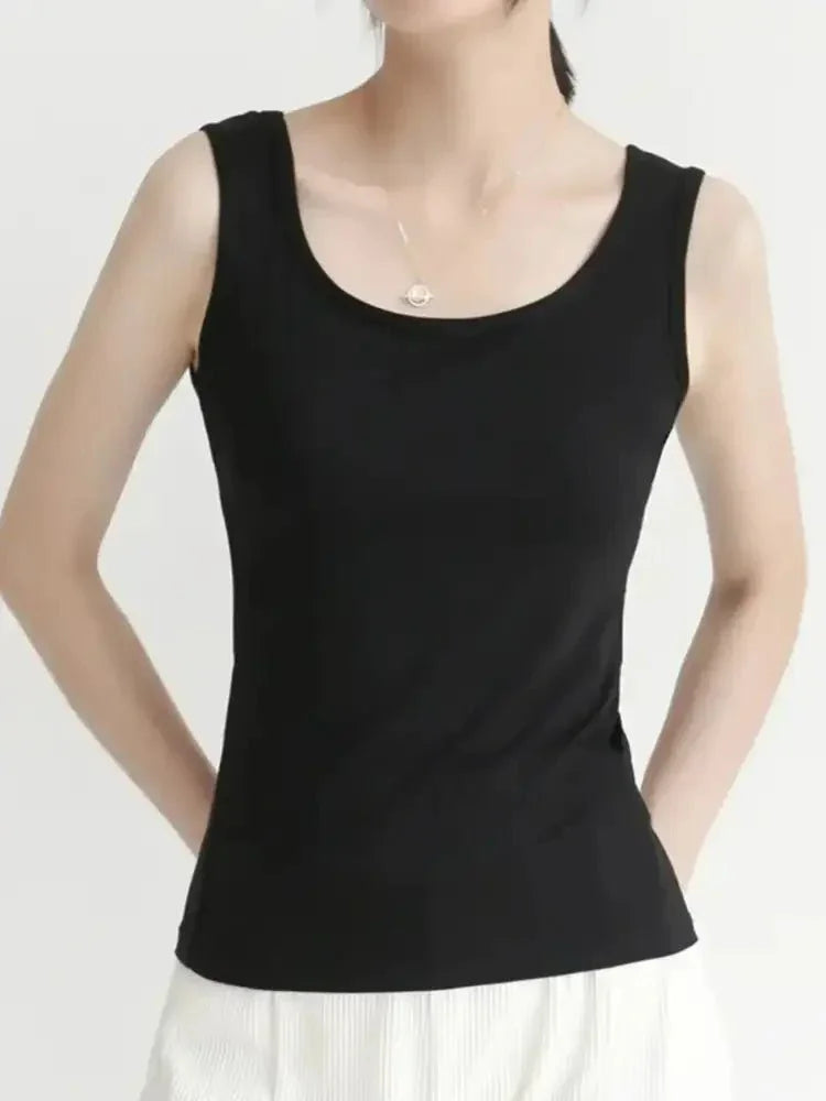 Scoop Neck Wide Strap Tank - Update AvenueTrendsi100100624793370100100624793370ade7139d - 4ab1 - 417b - aeee - 6c484755a421 - Max - OriginBlack