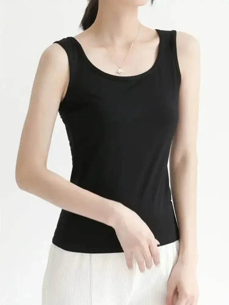 Scoop Neck Wide Strap Tank - Update AvenueTrendsi10010062479337010010062479337024f2ca2a - ff47 - 49fd - ba11 - e36f0b5f6db7 - Max - OriginBlack