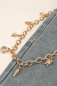 Sea Element Charm Iron Chain Belt - Update AvenueTrendsi101300328858015101300328858015Sea Element Charm Iron Chain BeltGold