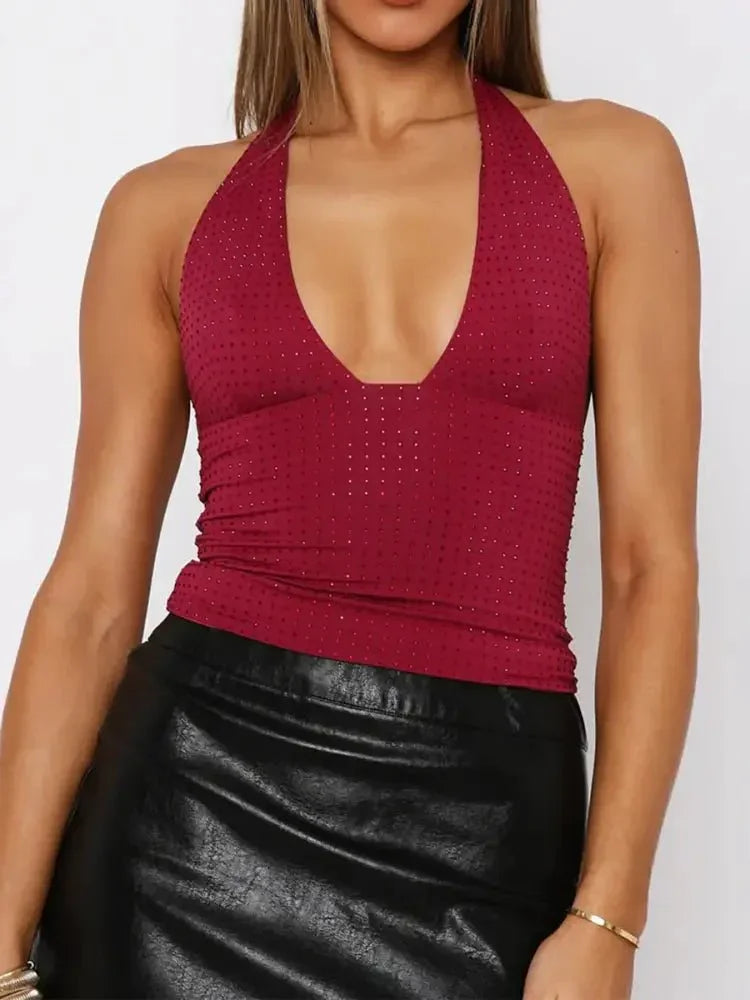 Sequin Halter Neck Cami - Update AvenueTanks & CamisTrendsi1001004752410281001004752410285625c35d20ba4c49b8b4fad1a65a61b1 - Max - OriginBlack