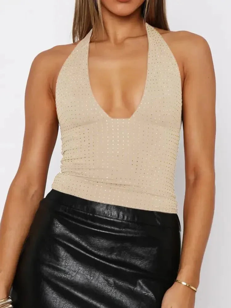 Sequin Halter Neck Cami - Update AvenueTanks & CamisTrendsi10010047524428310010047524428397f39d2eada14f80b3f8ccbab89180f7 - Max - OriginChampagne