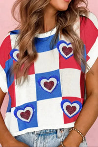 Sequin Heart Color Block Round Neck Knit Top - Update AvenueTrendsi100100654531451100100654531451476f6d71 - 79b1 - 479c - 80d3 - a1d52447916d - Max - OriginPlaid