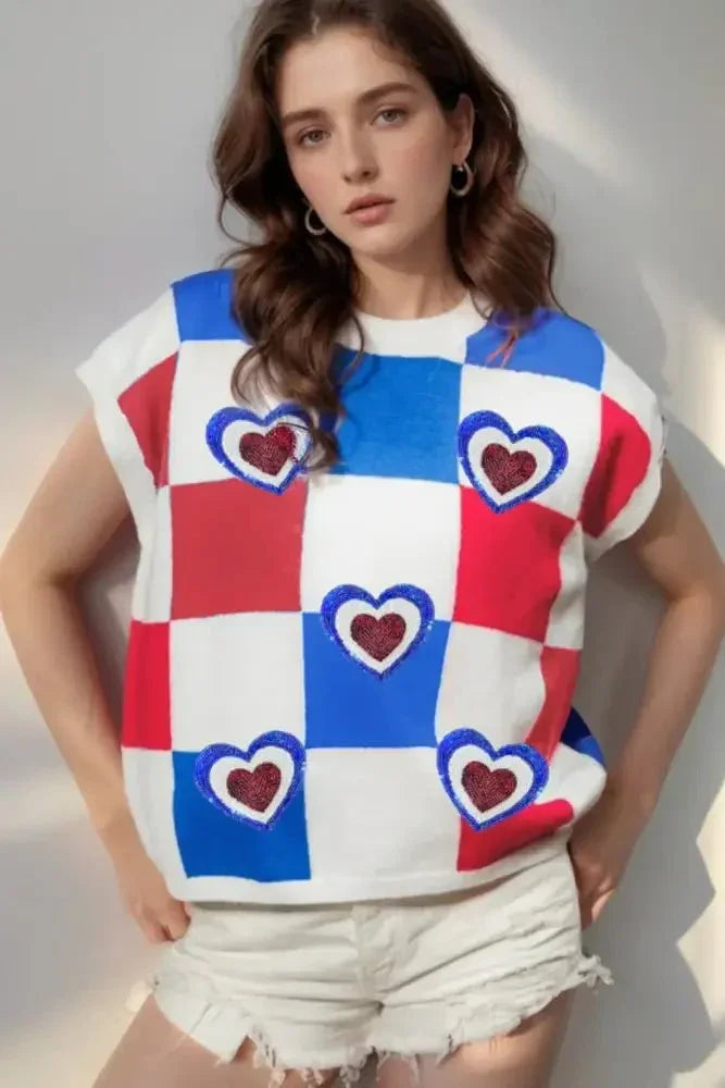 Sequin Heart Color Block Round Neck Knit Top - Update AvenueTrendsi100100654531451100100654531451336d1c4d - a96b - 4eb1 - 9a69 - 1605dbbf03f4 - Max - OriginPlaid
