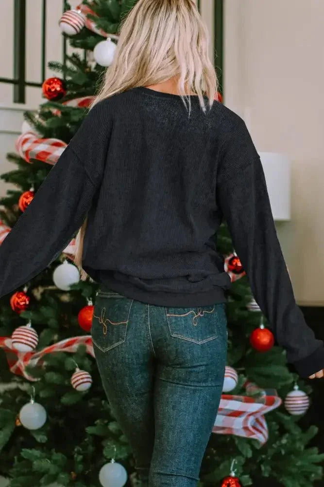 Sequin Patch Pumpkin Round Neck Sweatshirt - Update AvenueHalloweenTrendsi100101138523615100101138523615e3d8e7b5 - fdde - 4e5a - 8e0b - c54798059c90 - MaxBlack