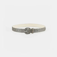 Sequin PU Leather Belt