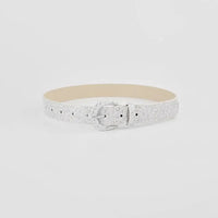 Sequin PU Leather Belt