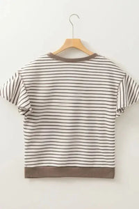 Sequin Striped Round Neck T-Shirt - Update AvenueT-ShirtsTrendsi100100422051671100100422051671d7d21f73 - 91c8 - 48d7 - 8dd0 - f4b43a55d432 - Max - OriginTaupe