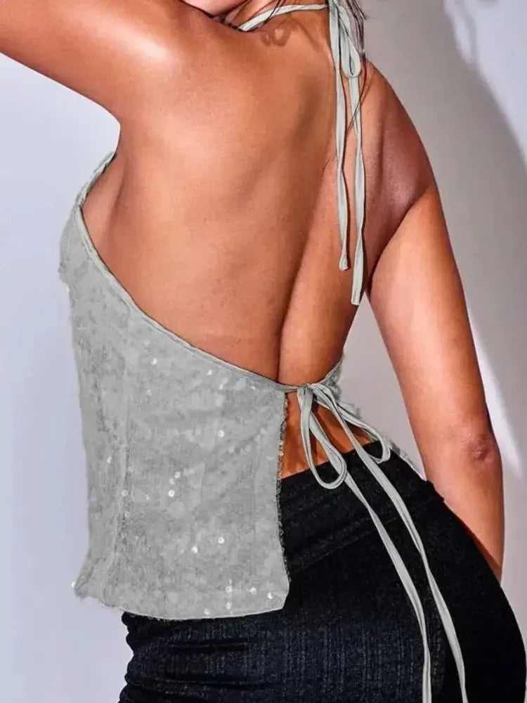 Sequined Halter Neck Cami - Update AvenueTrendsi100100891511936100100891511936b392962f - 9b1f - 4cf5 - befa - 13d5acfa372e - Max - OriginGrey
