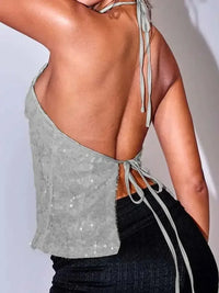 Sequined Halter Neck Cami - Update AvenueTrendsi100100891511936100100891511936b392962f - 9b1f - 4cf5 - befa - 13d5acfa372e - Max - OriginGrey