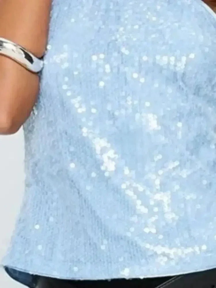 Sequined Halter Neck Cami - Update AvenueTrendsi100100891517323100100891517323724e5ab7 - 178e - 4f9c - a49f - bea221e63232 - Max - OriginBlue