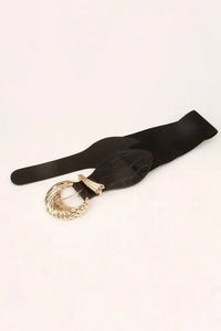 Shell Alloy Buckle Elastic Belt - Update AvenueTrendsi101300119789141101300119789141Shell Alloy Buckle Elastic BeltBlack