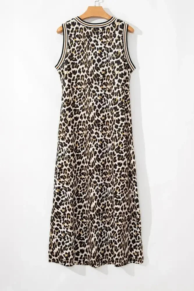 Side Slit Leopard Sleeveless Maxi Dress - Update AvenueFestival VibesTrendsi100100754374780100100754374780c4ec6655 - f476 - 4a61 - 8fe5 - 828490fc2b84 - MaxLeopard