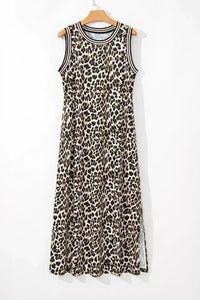 Side Slit Leopard Sleeveless Maxi Dress - Update AvenueFestival VibesTrendsi100100754374780100100754374780881736aa - ef2a - 437b - b54d - 28c20ba275d9 - MaxLeopard
