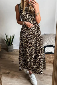 Side Slit Leopard Sleeveless Maxi Dress - Update AvenueFestival VibesTrendsi10010075437478010010075437478093d1db56 - cdcc - 4fd5 - 9779 - 8777725070d9 - MaxLeopard