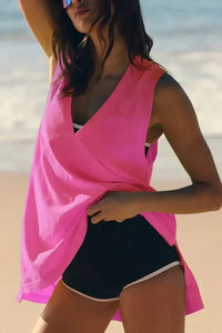 Side Slit V - Neck Tank - Update AvenueVacation StyleTrendsi100100795719785100100795719785a99e19f8 - ec00 - 41c8 - ac35 - 0c5d62e98a88 - MaxHot Pink