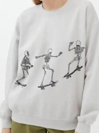 Skeleton Graphic Oversized Sweatshirt - Update AvenueHalloweenTrendsi1001005280082431001005280082436986d92b - de92 - 43ea - 9c29 - eb3fbd7f778f - Max - OriginLight Gray