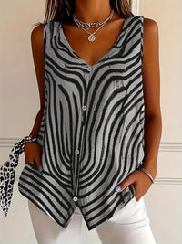 Sleeveless Zebra Print Button - Up Tank Top - Update AvenueTanks & CamisTrendsi1001003721619951001003721619956a22087cf1894ad88aedbed0c9f1ab02 - Max - OriginGray