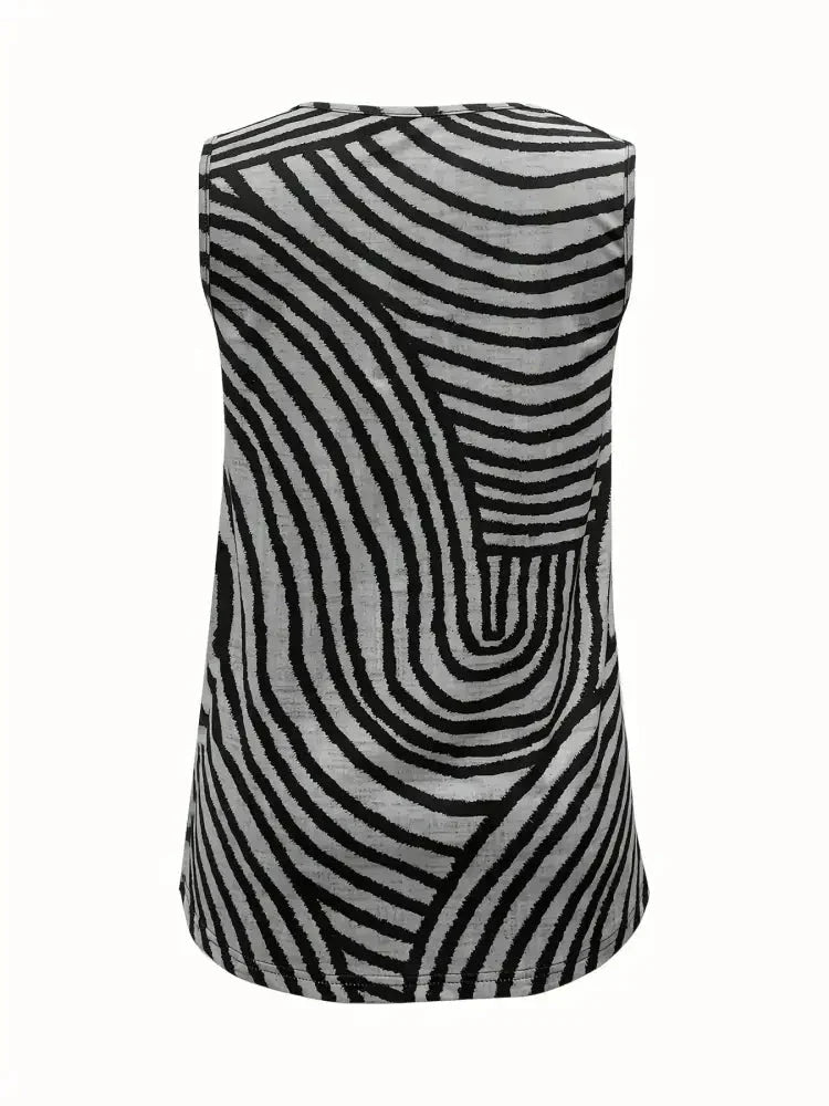 Sleeveless Zebra Print Button - Up Tank Top - Update AvenueTanks & CamisTrendsi1001003721619951001003721619958576fa107f1342cbb5733263ff5d7093 - Max - OriginGray