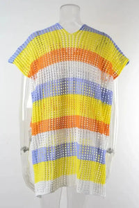 Slit Color Block V - Neck Cover - Up - Update AvenueTrendsi100100075441250100100075441250d432bf69 - caeb - 4be1 - aa5d - 5abc1ba2557b - MaxYellow