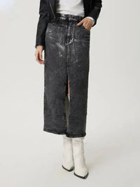 Slit Midi Denim Skirt with Pockets - Update AvenueDenim Dresses & SkirtsTrendsi10010076147198110010076147198158165b5b - 327a - 446c - a07f - e407c326ca74 - MaxBlack