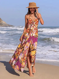 Slit Printed Halter Neck Cami Dress - Update AvenueBoho VibesTrendsi1001005575117861001005575117863fb22d6a - b5b7 - 4b72 - af62 - 0254df8716fe - Max - OriginMulticolor