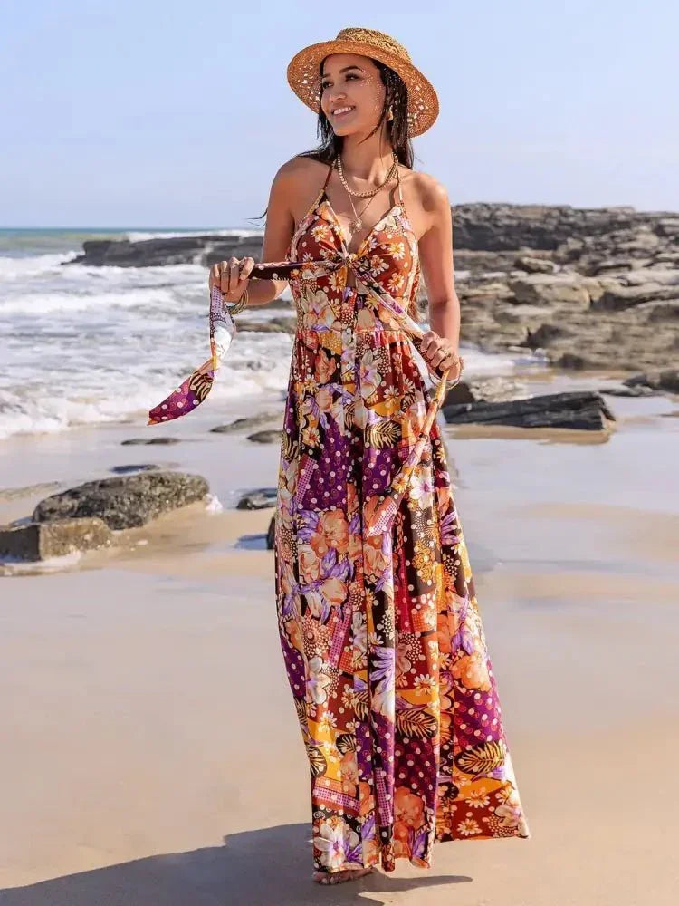 Slit Printed Halter Neck Cami Dress - Update AvenueBoho VibesTrendsi100100557511786100100557511786d4aaa9e9 - 17a0 - 4e48 - 9a7d - ed52f3891126 - Max - OriginMulticolor