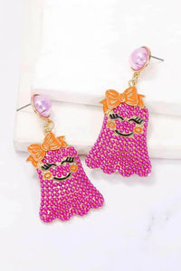 Smiling Ghost Shape Synthetic Pearl Earrings - Update AvenueHalloweenTrendsi10130072960529010130072960529095248a81d9414c7681fd8da56143e430 - MaxHot Pink
