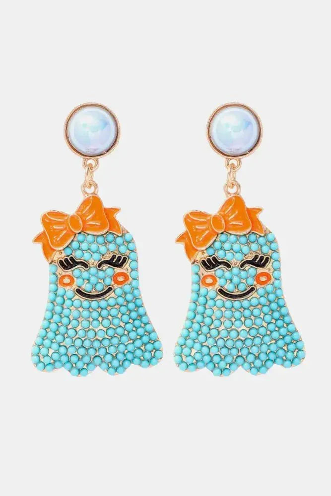 Smiling Ghost Shape Synthetic Pearl Earrings - Update AvenueHalloweenTrendsi1013007296067701013007296067709753316ba544472a9a9b2e1d999258b6 - MaxLight Blue