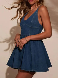 Smocked Back Adjustable Strap Denim Mini Dress - Update AvenueDenim Dresses & SkirtsTrendsi10010012413714810010012413714827107efa - ae36 - 4217 - 913b - 677c4620cc02 - Max - OriginDark