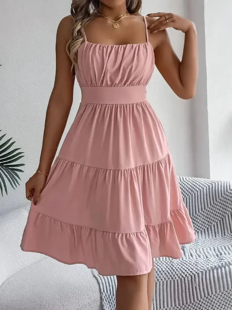 Smocked Back Tiered Cami Dress - Update AvenueEffortless Elegance: DressesTrendsi1001005823033591001005823033591b165398 - f7d6 - 4dcc - 9a6a - 5c8364c7337b - Max - OriginDusty Pink