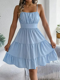 Smocked Back Tiered Cami Dress - Update AvenueEffortless Elegance: DressesTrendsi100100582304194100100582304194ea24fe43 - 56e0 - 4475 - aae2 - f813baaa3770 - Max - OriginSky Blue