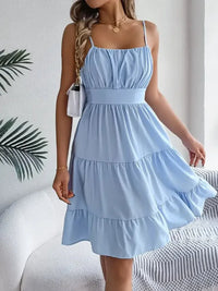 Smocked Back Tiered Cami Dress - Update AvenueEffortless Elegance: DressesTrendsi100100582304194100100582304194ba4f79e8 - f3ff - 4bbe - a683 - 03ba5c2eed52 - Max - OriginSky Blue