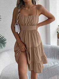 Smocked Back Tiered Cami Dress - Update AvenueEffortless Elegance: DressesTrendsi100100582304536100100582304536ff9536fb - 2c7e - 4bc0 - 8c3d - d42039f15111 - Max - OriginCamel