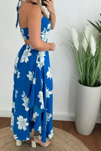 Smocked Printed Halter Neck Dress - Update AvenueVacation StyleTrendsi100100879299648100100879299648622f2084 - e28d - 4b59 - b18c - 53886a0a1694 - MaxBlue
