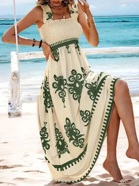 Smocked Printed Wide Strap Maxi Dress - Update AvenueBoho VibesTrendsi1001008488911111001008488911111e7aa82d - 79cf - 439c - 9b61 - 19fd1b525f5a - Max - OriginMoss