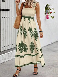 Smocked Printed Wide Strap Maxi Dress - Update AvenueBoho VibesTrendsi100100848891111100100848891111ac724817 - adad - 4577 - b60d - 563afd9eb912 - Max - OriginMoss