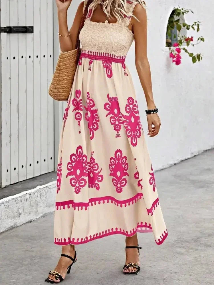 Smocked Printed Wide Strap Maxi Dress - Update AvenueBoho VibesTrendsi100100848892615100100848892615667f85e8 - 60ab - 4000 - 9a6e - 46191254f245 - Max - OriginPink