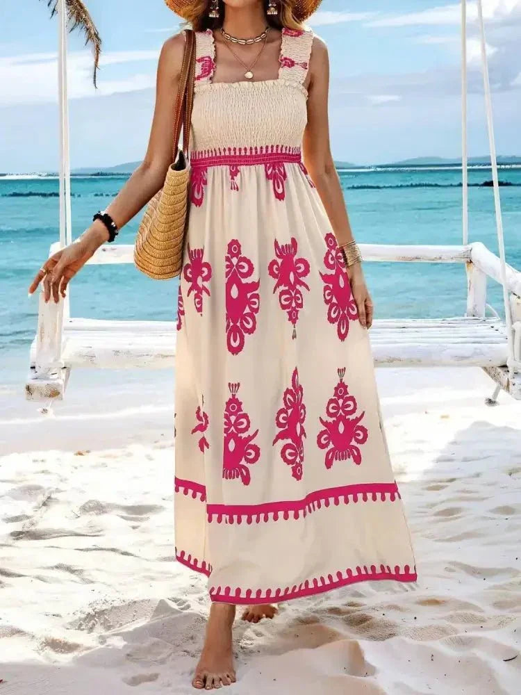 Smocked Printed Wide Strap Maxi Dress - Update AvenueBoho VibesTrendsi100100848892615100100848892615d15d956a - 5617 - 42f6 - afa0 - 91a576bb106a - Max - OriginPink