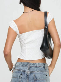 Smocked Square Neck Top - Update AvenueTrendsi1001000651405381001000651405383c54d23056994260ab4007172d48949d - Max - OriginWhite