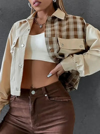 Snap Down Color Block Plaid Jacket - Update AvenueTrendsi1001004737711161001004737711166dc49285 - 3924 - 497c - af97 - 92d7a04bd96b - MaxBeige