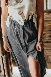 Snap Down High Waist Denim Skirt - Update AvenueDenim Dresses & SkirtsTrendsi1001004084911411001004084911412b153b5c - 748d - 4e3a - 9329 - d5a23931d3a4 - MaxDark