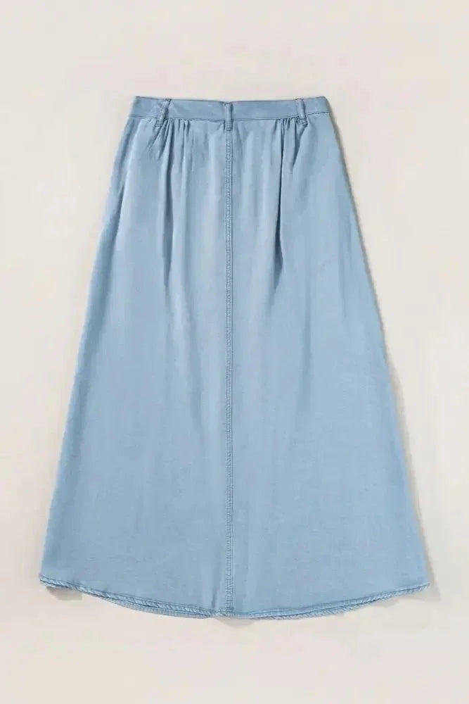 Snap Down High Waist Denim Skirt - Update AvenueDenim Dresses & SkirtsTrendsi100100408491225100100408491225a81c6da8 - d71e - 422a - 88b4 - 9832c7ab68e8 - MaxLight