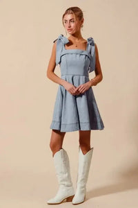 SO ME A Line Fit and Flare Diamond Bow Ribbon Denim Dres - Update AvenueDenim Dresses & SkirtsTrendsi100100315601898100100315601898fd7501aa34d147f5986e24fb5c1f8e33 - Max - OriginLT DENIM