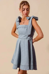 SO ME A Line Fit and Flare Diamond Bow Ribbon Denim Dres - Update AvenueDenim Dresses & SkirtsTrendsi100100315601898100100315601898dfcd4d8276b64dfab2d52edc48d469c3 - Max - OriginLT DENIM