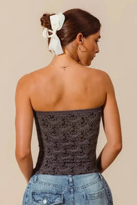 SO ME Jacquard Floral Two Tone Seamless Tube Top - Update AvenueTanks & CamisTrendsi1001008981614881001008981614882077011370944b3288114744a1fdb7e0 - Max - Origin2TONE BLACK