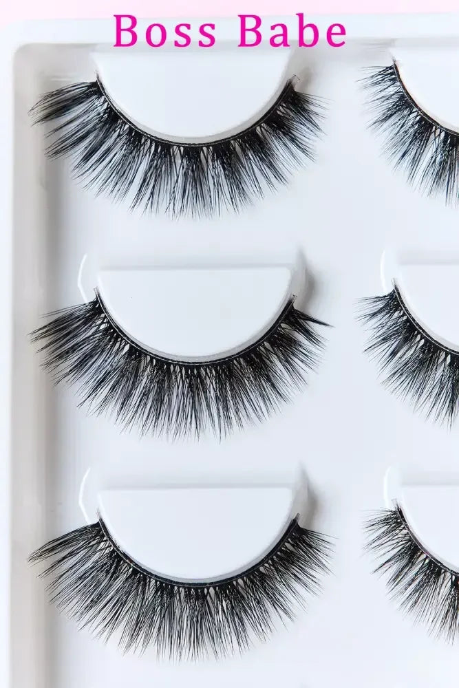 SO PINK BEAUTY Faux Mink Eyelashes 5 Pairs